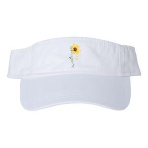 Best Mom Ever Sunflower Cute Mothers Day Valucap Bio-Washed Visor