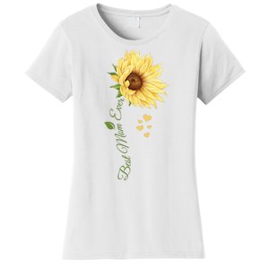 Best Mom Ever Sunflower Cute Mothers Day Women's T-Shirt