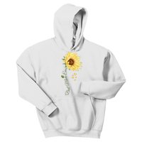 Best Mom Ever Sunflower Cute Mothers Day Kids Hoodie