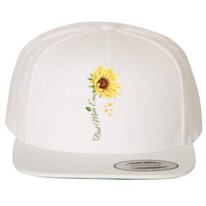 Best Mom Ever Sunflower Cute Mothers Day Wool Snapback Cap