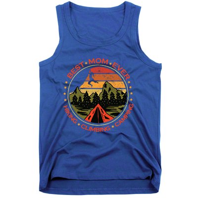 Best Mom Ever Gift Hiking Climbing Camping Giftretro Climbing Mom Gift Tank Top