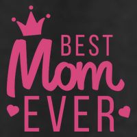 Best Mom Ever Crown 7 Panel Mesh Trucker Snapback Hat