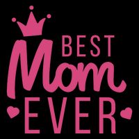 Best Mom Ever Crown Drawstring Bag