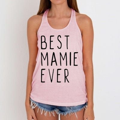 Best Mamie Ever Family Funny Cool Gift Women's Knotted Racerback Tank