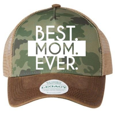 Best Mom Ever Cute Gift Legacy Tie Dye Trucker Hat