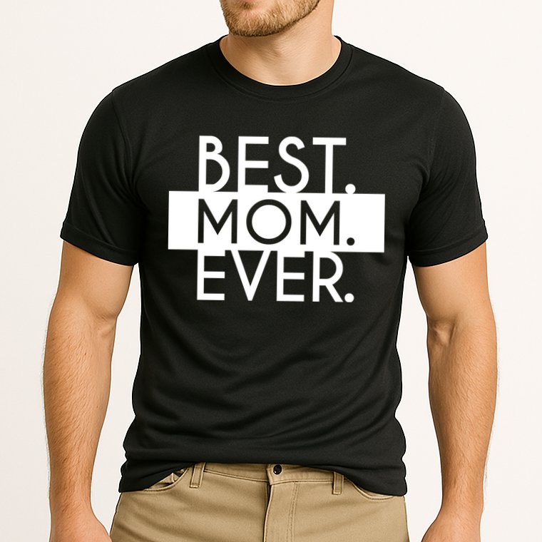 Best Mom Ever Cute Gift Cooling Performance Crew T-Shirt
