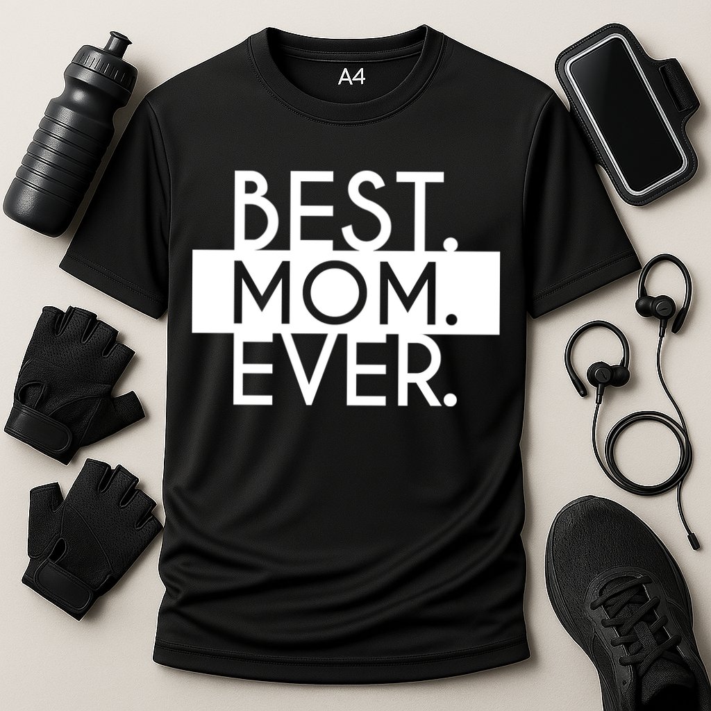 Best Mom Ever Cute Gift Cooling Performance Crew T-Shirt