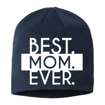 Best Mom Ever Cute Gift Sustainable Beanie