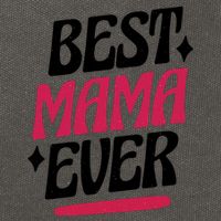 Best MAMA Ever Cotton Canvas Backpack