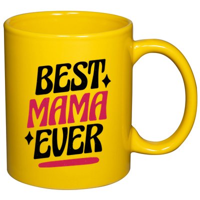 Best MAMA Ever 11oz C Handle Ceramic Mug