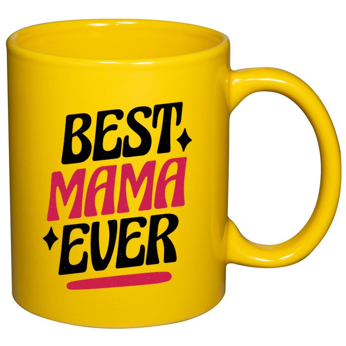 Best MAMA Ever 11oz C Handle Ceramic Mug