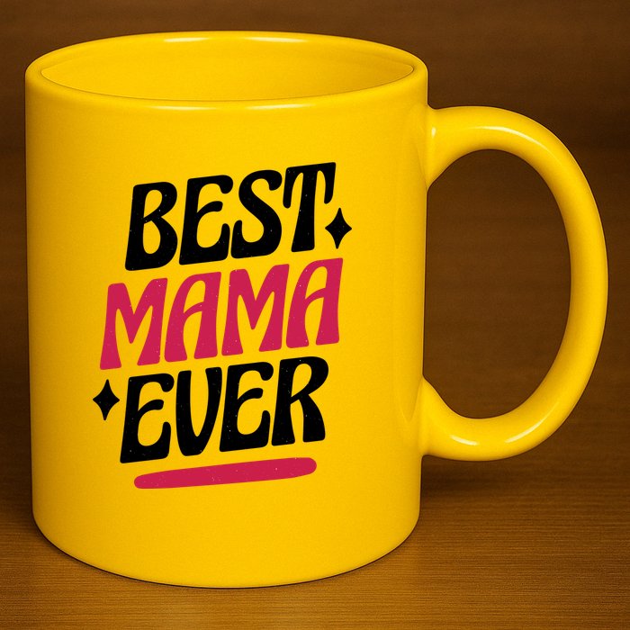 Best MAMA Ever 11oz C Handle Ceramic Mug