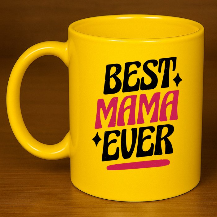 Best MAMA Ever 11oz C Handle Ceramic Mug