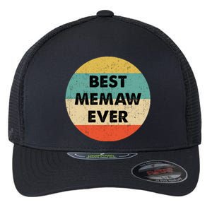 Best Memaw Ever Cool Gift Flexfit Unipanel Trucker Cap