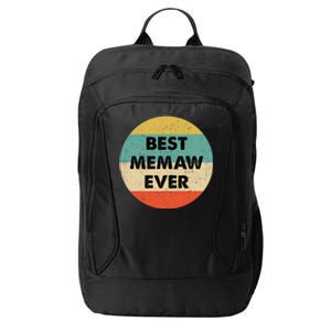 Best Memaw Ever Cool Gift City Backpack