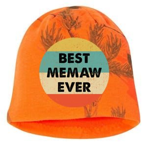 Best Memaw Ever Cool Gift Kati - Camo Knit Beanie