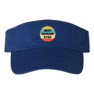 Best Memaw Ever Cool Gift Valucap Bio-Washed Visor