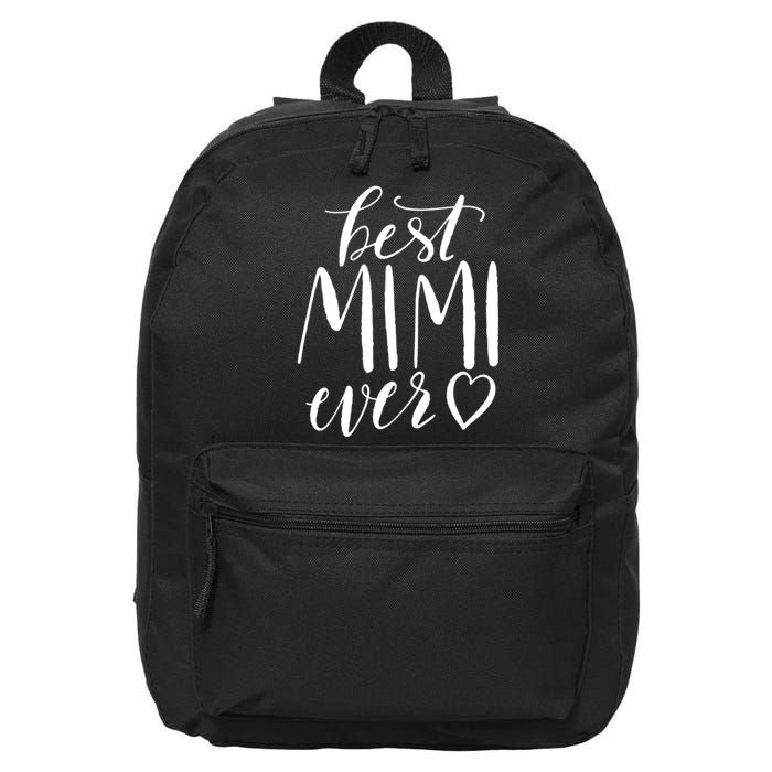 Best Mimi Ever Meaningful Gift Grandma Gift 16 in Basic Backpack