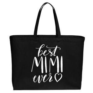 Best Mimi Ever Meaningful Gift Grandma Gift Cotton Canvas Jumbo Tote