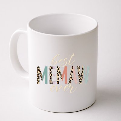 Best Memaw Ever Gifts Leopard Print Mothers Day Coffee Mug