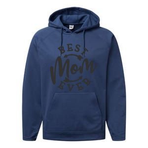 Best Mom Ever Performance Fleece Hoodie