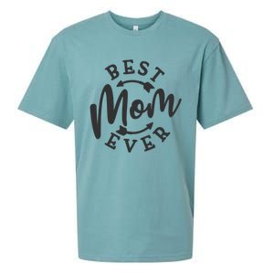 Best Mom Ever Sueded Cloud Jersey T-Shirt