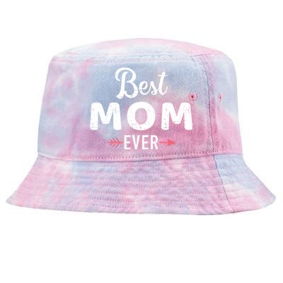 Best Mom Ever Mother's Day Funny Gift Tie-Dyed Bucket Hat