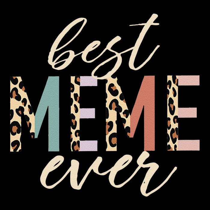 Best Meme Ever Gifts Leopard Print Mothers Day Cooling Performance Crew T-Shirt