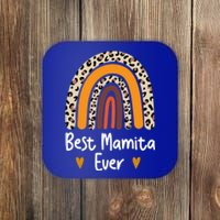 Best Mamita Ever Flowers Mothers Day From Daughter Great Gift Son Gift Coaster