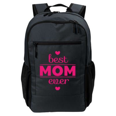 Best Mom Ever Heart Gift Daily Commute Backpack