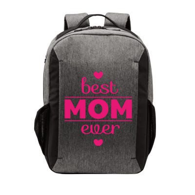 Best Mom Ever Heart Gift Vector Backpack