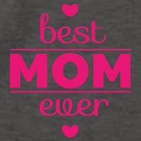 Best Mom Ever Heart Gift Vector Backpack