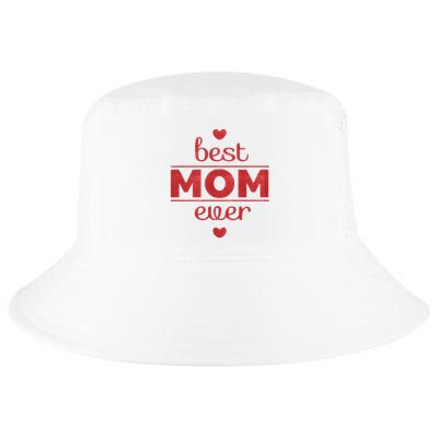 Best Mom Ever Heart Gift Cool Comfort Performance Bucket Hat