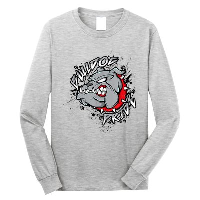 Bulldog Mascot English Bulldog Pride And Loyalty Long Sleeve Shirt