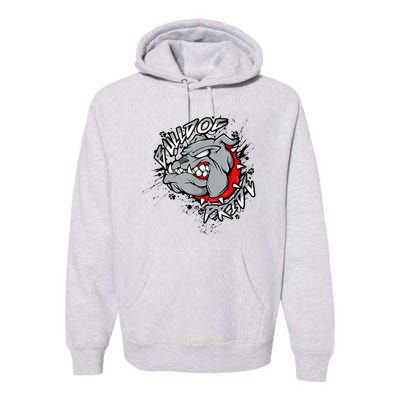 Bulldog Mascot English Bulldog Pride And Loyalty Premium Hoodie