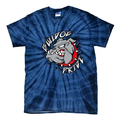 Bulldog Mascot English Bulldog Pride And Loyalty Tie-Dye T-Shirt