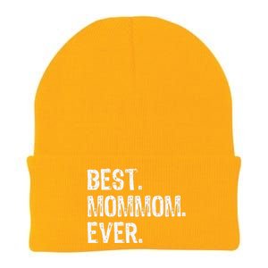 Best MomMom Ever Family Grandma Funny Cool MomMom Knit Cap Winter Beanie