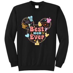 Best Mom Ever Mother's Day Gift Minnie Mom Cute Mama Matching Family Sweatshirt