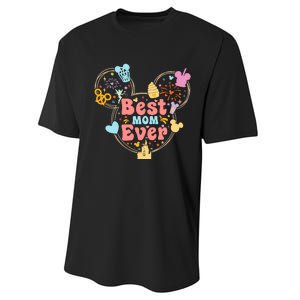 Best Mom Ever Mother's Day Gift Minnie Mom Cute Mama Matching Family Performance Sprint T-Shirt