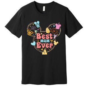 Best Mom Ever Mother's Day Gift Minnie Mom Cute Mama Matching Family Premium T-Shirt