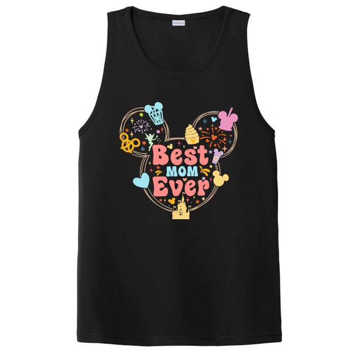 Best Mom Ever Mother's Day Gift Minnie Mom Cute Mama Matching Family PosiCharge Competitor Tank