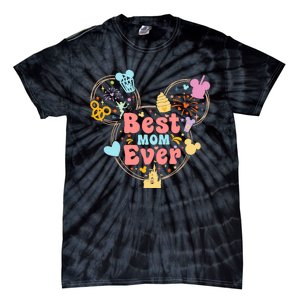 Best Mom Ever Mother's Day Gift Minnie Mom Cute Mama Matching Family Tie-Dye T-Shirt