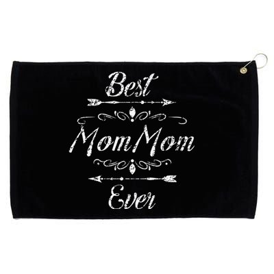 Best MomMom Ever Grandmom Mom Mom Funny Grandmother Grandma Grommeted Golf Towel