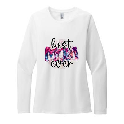 Best Mom Ever Gift For Mother's Day Womens CVC Long Sleeve Shirt