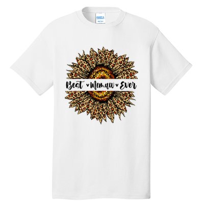 Best Memaw Ever Sunflower Memaw Mothers Day Gifts Tall T-Shirt