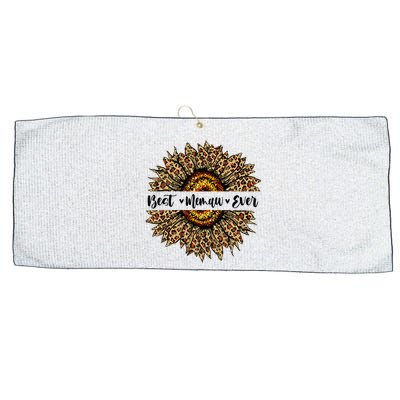 Best Memaw Ever Sunflower Memaw Mothers Day Gifts Large Microfiber Waffle Golf Towel