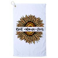 Best Memaw Ever Sunflower Memaw Mothers Day Gifts Platinum Collection Golf Towel