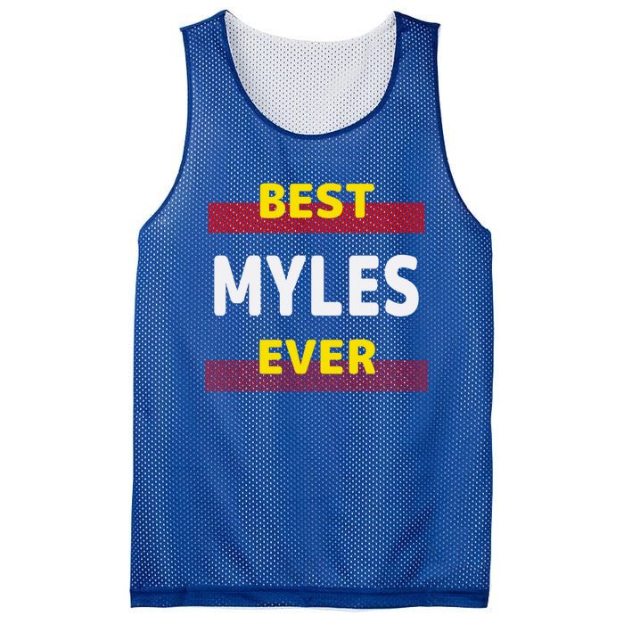 Best Myles Ever Friends Name Buddy Nickname Personalized Meaningful Gift Mesh Reversible Basketball Jersey Tank