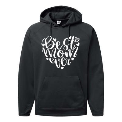 Best Mom Ever Performance Fleece Hoodie