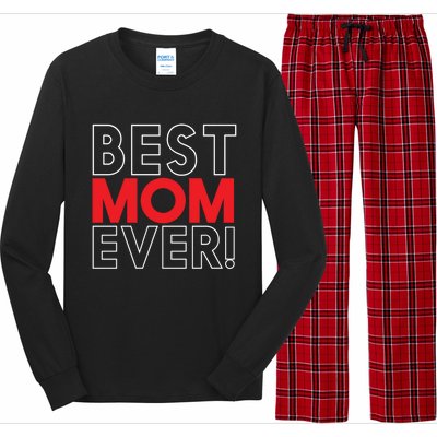 Best Mom Ever Cool Mom In The World Mother's Day Gift Long Sleeve Pajama Set